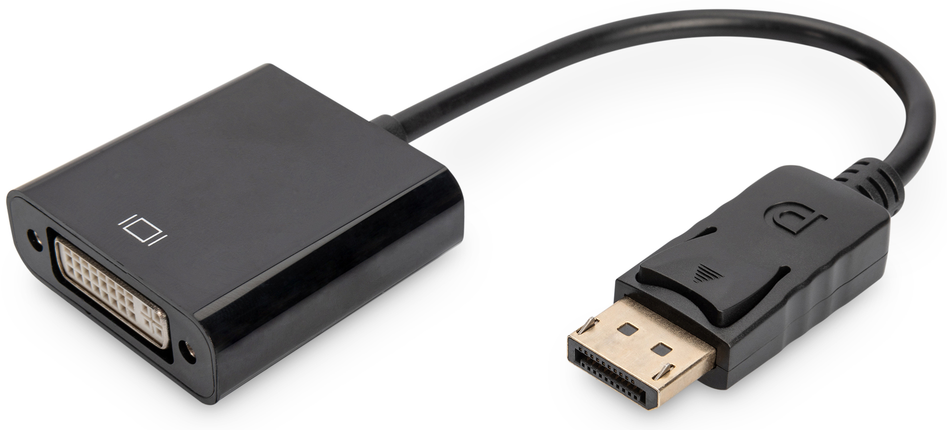 DisplayPort Adapter, Kab.15 cmDP-St. / DVI-I (24+5) Bu.