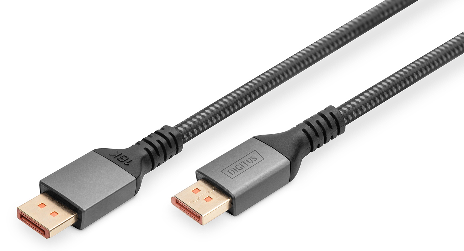 DisplayPort Anschlusskabel 16K, Version 2.1, 1m,